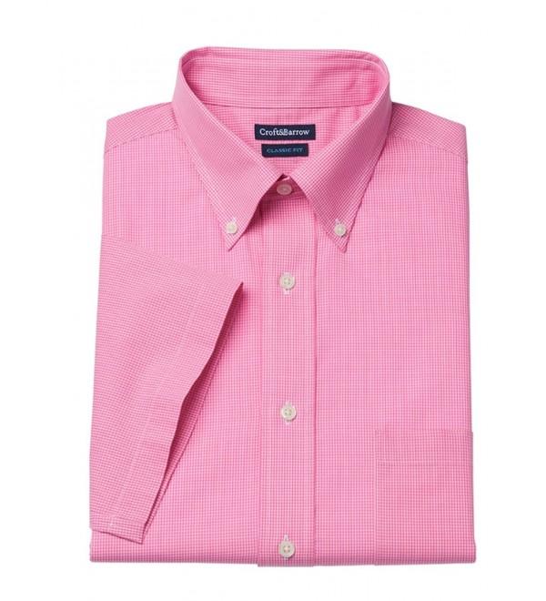 mens short sleeve button down collar dress shirts