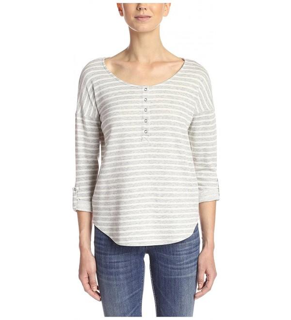 Splendid Womens Henley Heather Grey