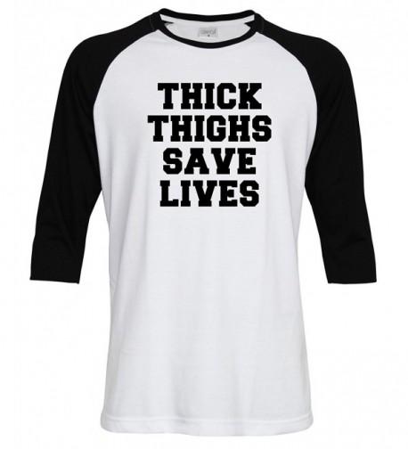 Thick Thighs Unisex Baseball T Shirt