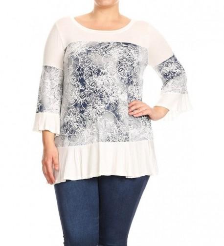 Womens Print Sleeve Relaxed Floral