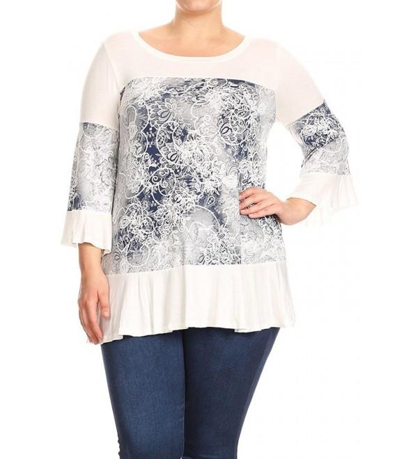 Womens Print Sleeve Relaxed Floral