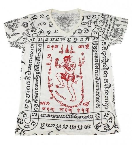 tattoo kickboxing T Shirt White WK13