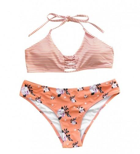 Cupshe Fashion Printing Padding Swimsuits