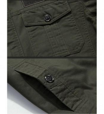 Men's Lightweight Fashion Cotton Jackets - 208/Army Green - CD17X6C90IE