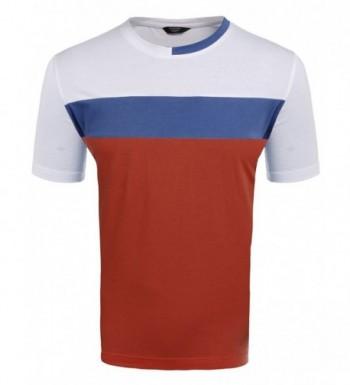 COOFANDY Summer Casual T Shirt Contrast