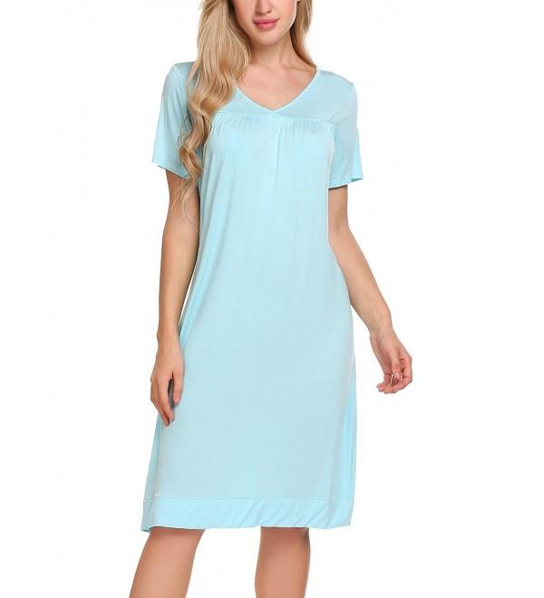Langle Nightgowns Nightshirt Sleepwear Nighties