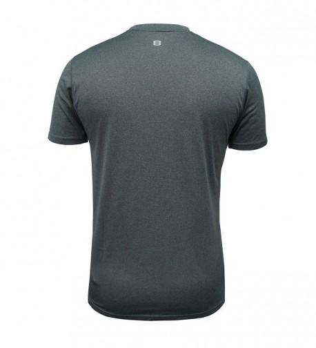 Men's One On One Performance Quick Dry Crew Neck Tee Shirt - Curb Grey ...