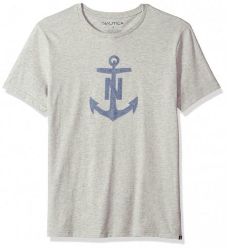Nautica Sleeve Cotton T Shirt Heather