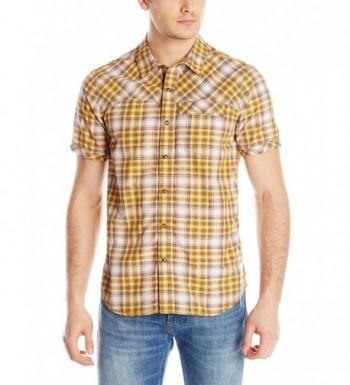 prAna Mens Benson Yellow Small