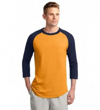 Sport Tek Mens Colorblock Raglan Jersey