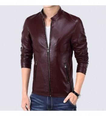 Men's Faux Leather Jackets