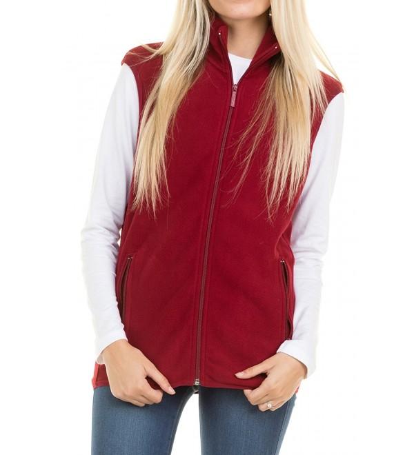 EttelLut Regular Jackets Pockets Burgandy