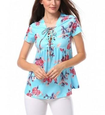 Angelady Floral Sleeve T Shirt Blouses