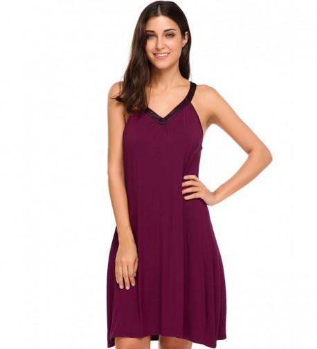 Goldenfox Womens Sleepdress Camisole Dresses