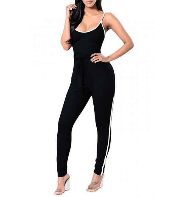 VamJump Ladies Stretchy Rompers Jumpsuits