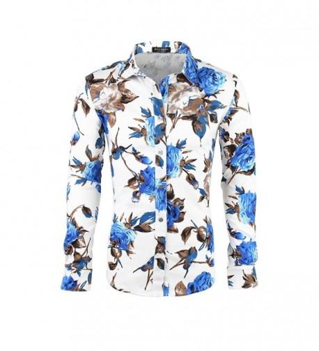 BTclassics Mens Cotton Floral Shirts