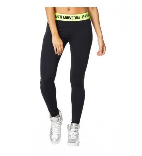 Zumba Womens Leggings black X Small