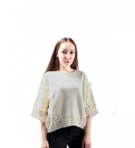 LEAIN Bawting Sleeves Pullover Sweater