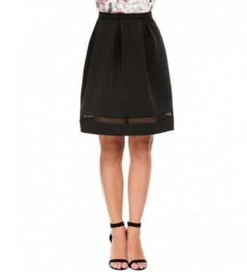 Zeagoo Pleated Skirts Vintage Classic
