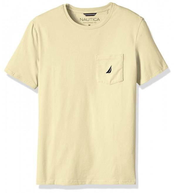 Nautica Sleeve T Shirt Vanilla X Large