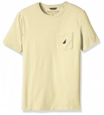 Nautica Sleeve T Shirt Vanilla X Large