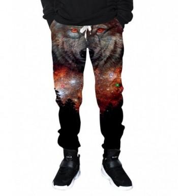 Raisevern Galaxy Sweatpants Sportwear Drawstring