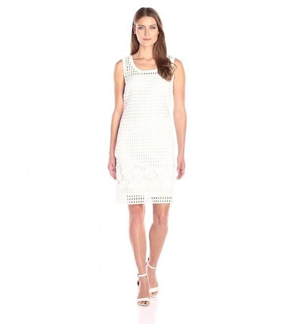 S L Fashions Womens Embroided Sheath