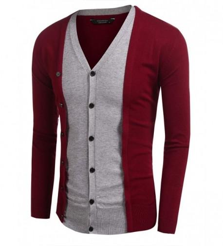COOFANDY Sleeve Lightweight Cardigan Sweater