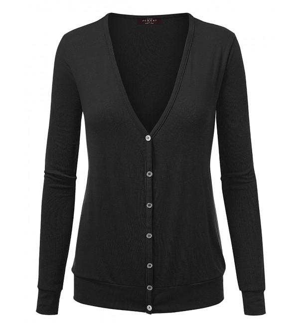 WSK1394 Womens Sleeve Classic Cardigan