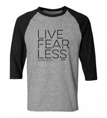 Live Fearless Adult Raglan Christian