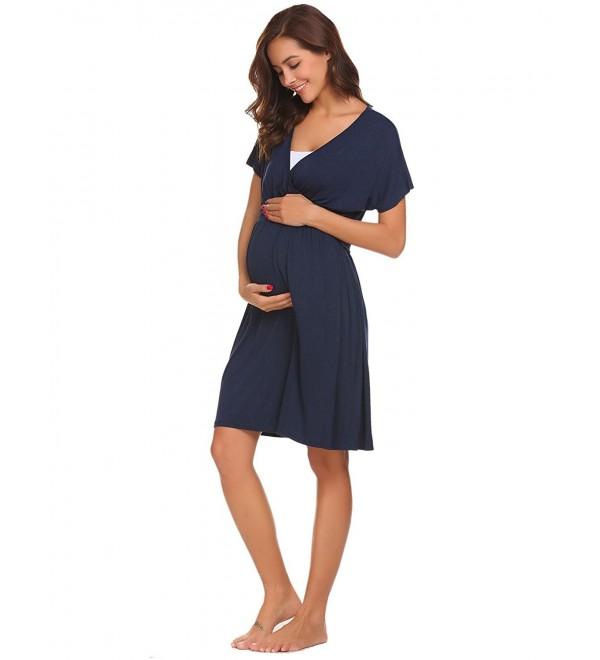 langle Womens Maternity Nursing Nightgown