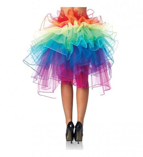 BESTOYARD Layered Rainbow Ruffle Petticoat