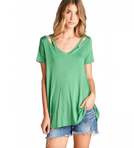 Cherish Womens Sleeve Shoulders Kermit