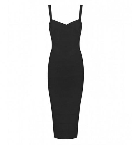 Whoinshop Celebrity Evening Bandage Black