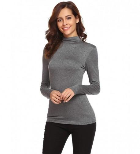 Declare Womens Stretchy Ruched Turtleneck