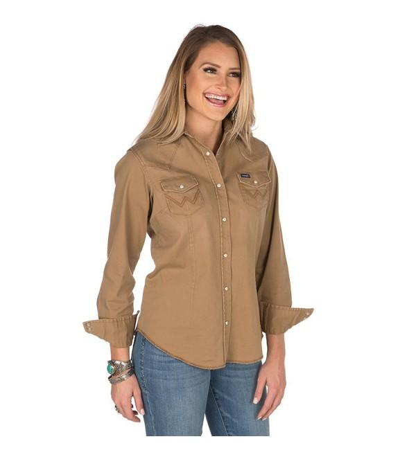 Wrangler Womens Sleeve Western Rawhide