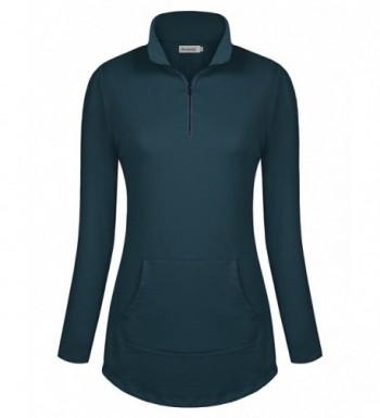 Ninedaily Womens Sleeve Kangaroo Sweatshirts
