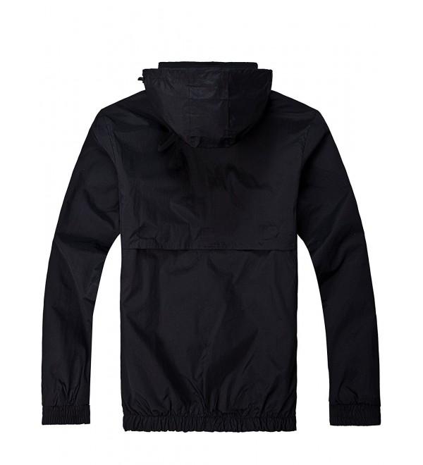 Mens Waterproof Windproof Outdoor Snow Jacket Ski Fleece (Black-Medium ...