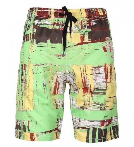 Minaso Leaves Printed Trunks Boardshorts