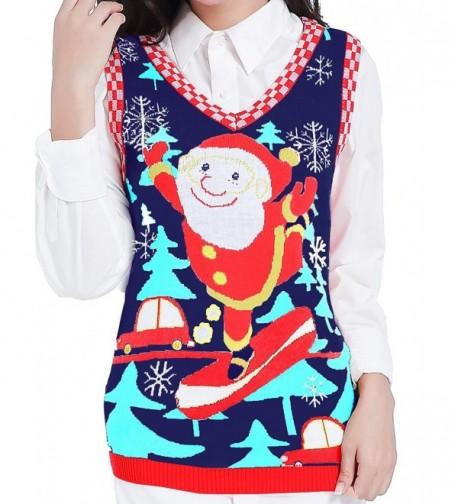 V28 Christmas Sweater Vintage Reindeer