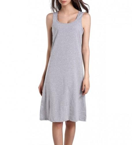 Chamllymers Womens Nightgown Sleeveless Sleepwear