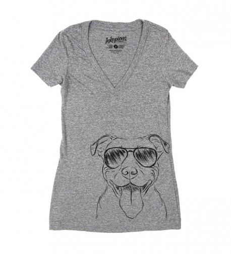 Inkopious Pitbull Womens Triblend T Shirt