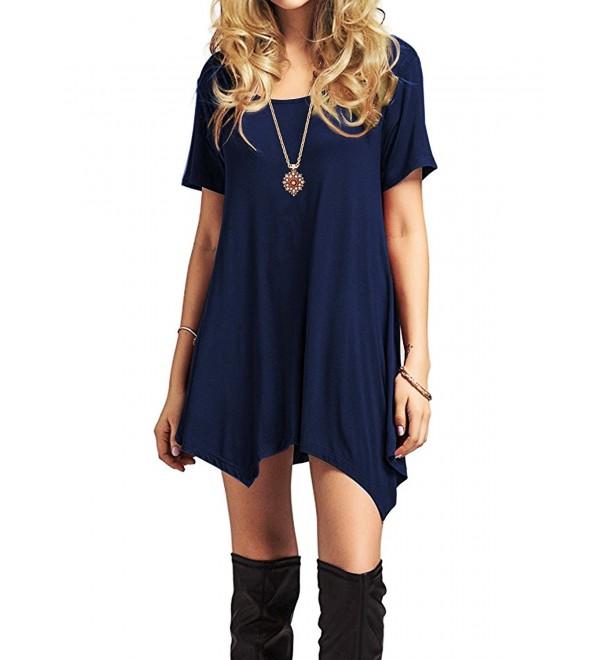 Womens Sleeve Casual Dresses T Shirt