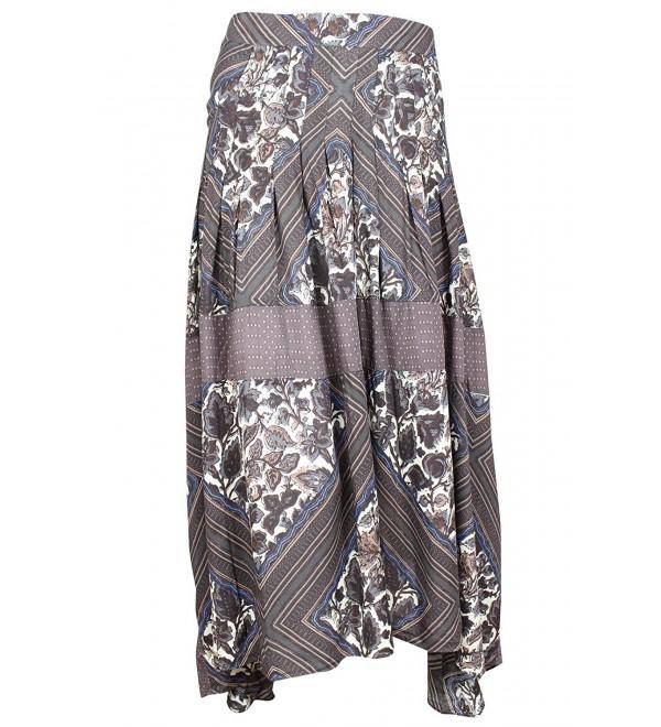 Free People Womens Printed Skirt