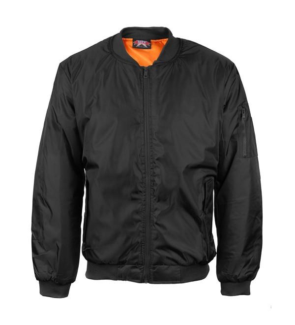 Men's Multi Pocket Water Resistant Padded Zip Up Flight Bomber Jacket ...