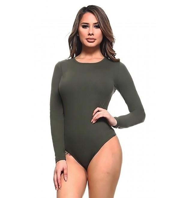 gdfashion Bodysuit Leotards Jumpsuit GDBS1009 OLV