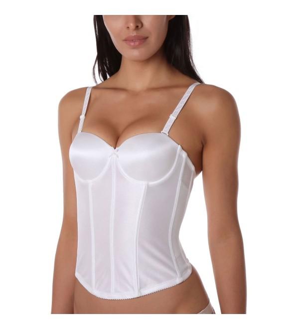 TOPMELON Womens Longline Smooth Underwire