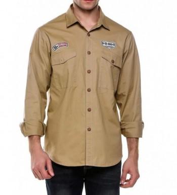 COOFANDY Casual Button Shirts Sleeve