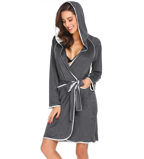 Hindom Casual Patchwork Bathrobe Sleepwear