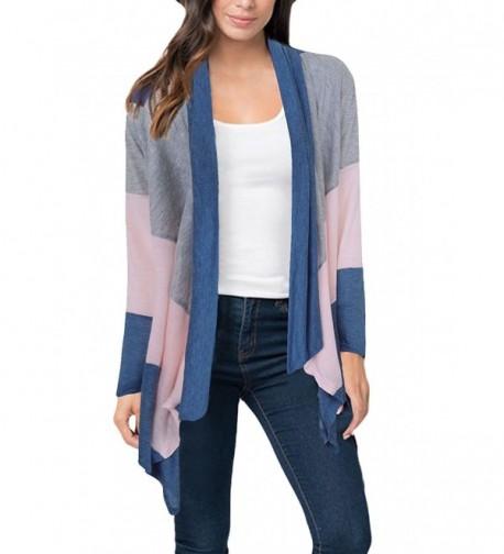 Shegalen Three color Stitching Sleeves Cardigan